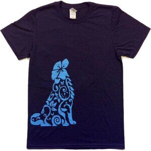 Dogandfrog Unisex Garden Dog T-shirt NWOT